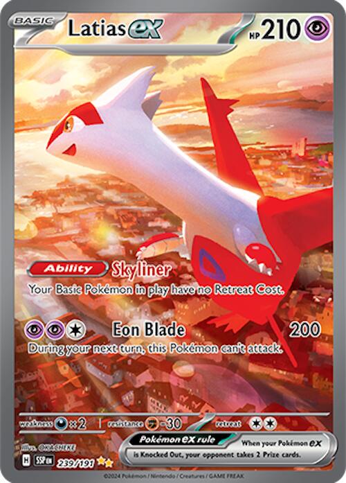 Latias ex #239 Surging Sparks