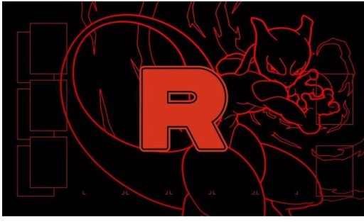 Team Rocket Mewtwo playmat